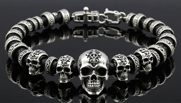 Découvrez notre collection unique de bracelets tête de mort