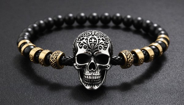 Explorez nos bracelets tête de mort tendance et originaux